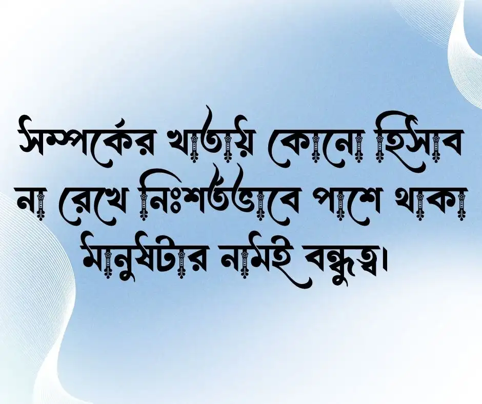 বেস্ট ফ্রেন্ড নিয়ে স্ট্যাটাস